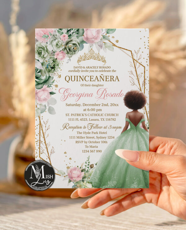 sage-green-quinceanera-invitation