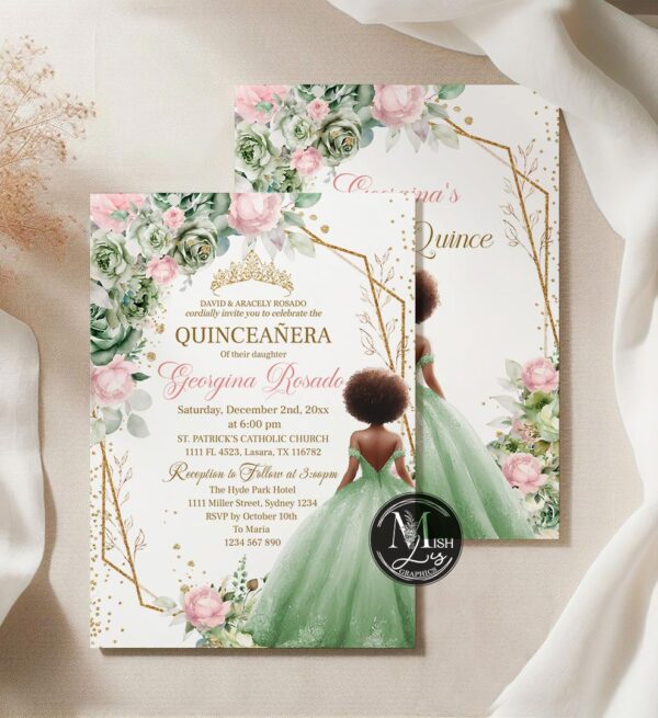 sage-green-quinceanera-invitation