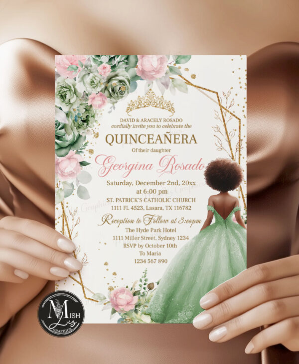 sage-green-quinceanera-invitation