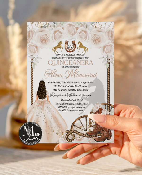 western-quinceanera-invitation