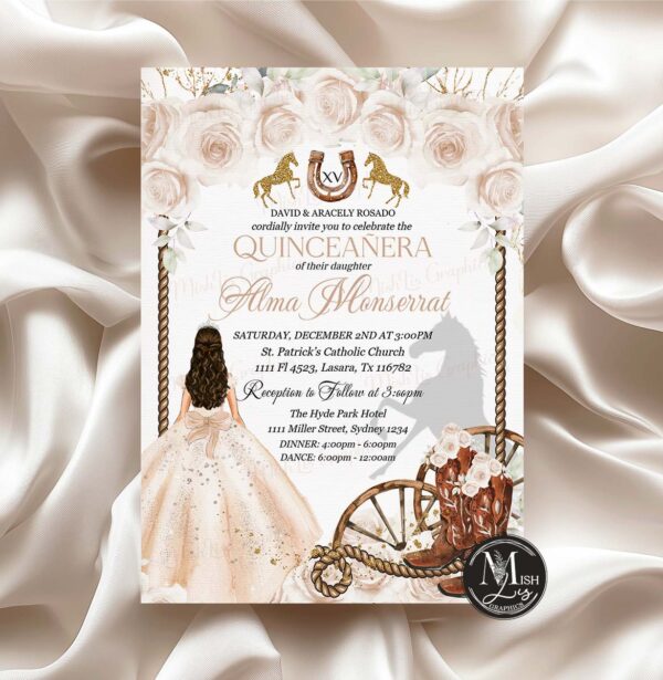 western-quinceanera-invitation