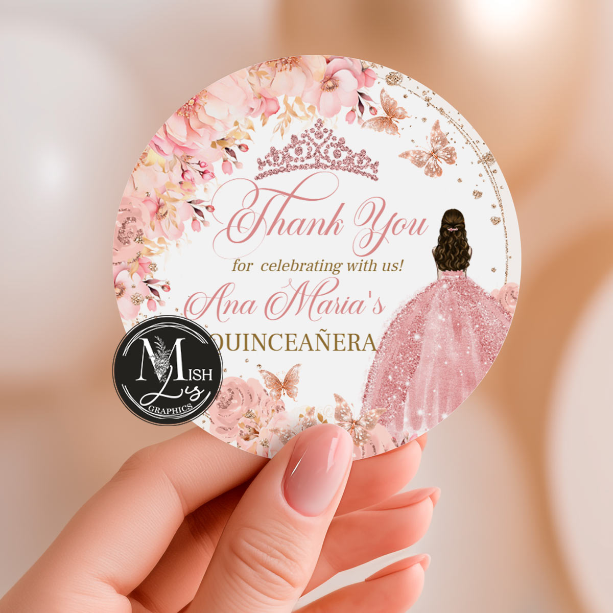 rose-gold-quinceanera-labels