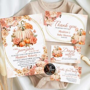 Autumn Baby Shower Template