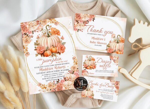 Autumn Baby Shower Template