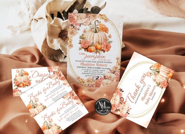 Autumn Baby Shower Template