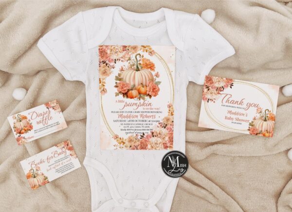 Autumn Baby Shower Template