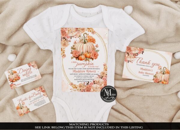 Autumn Baby Shower Template