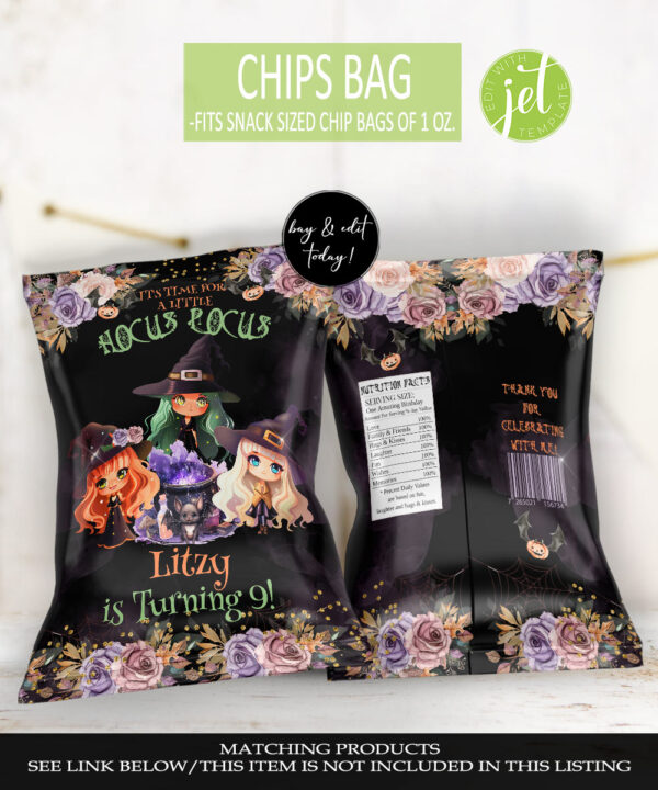 Hocus Pocus Chip Bag