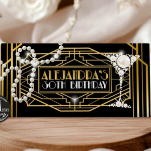 Great Gatsby Chocolate Bar Wrapper