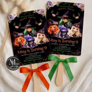 Halloween Witch Invitation