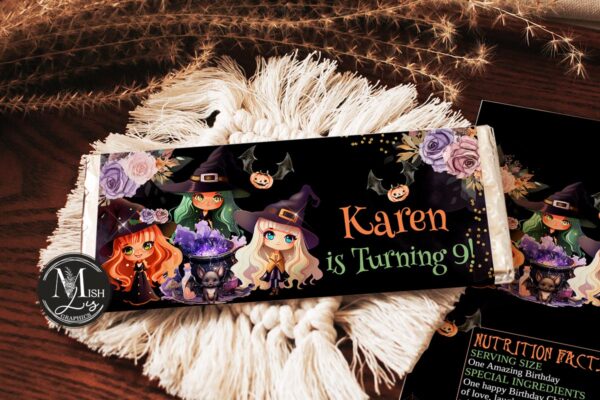 Hocus Pocus Chocolate Wrapper