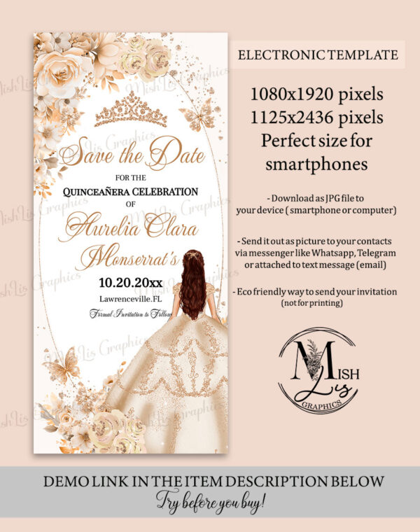 quinceanera-electronic-invitation-beige-roses-gold-crown