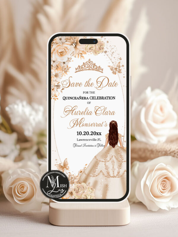 quinceanera-electronic-invitation-beige-roses-gold-crown