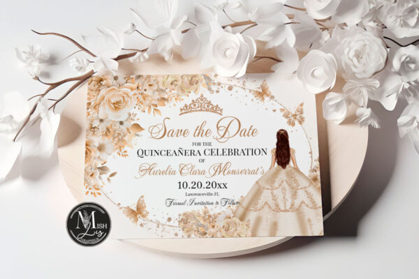 Quinceanera Save the Date