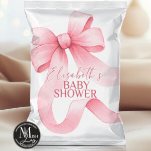 Sweet Girl Baby Shower Chip Bags