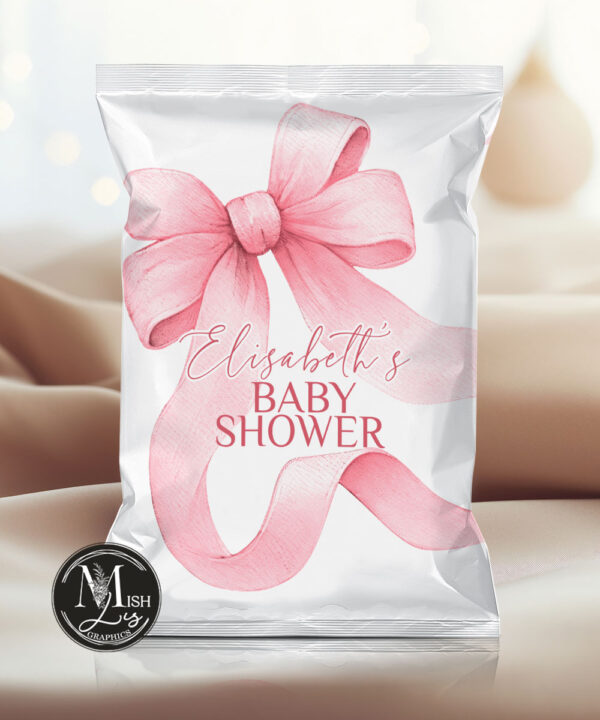 Sweet Girl Baby Shower Chip Bags