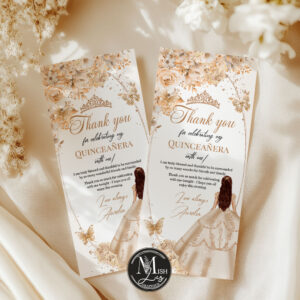 beige-champagne-quinceanera-thank-you-card