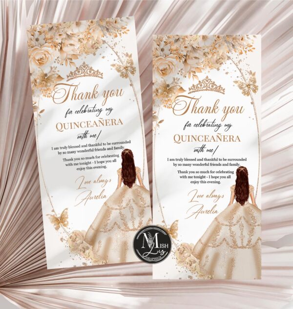 beige-champagne-quinceanera-thank-you-card