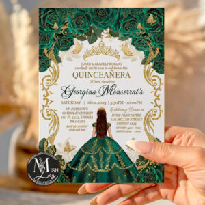 emerald-green-quinceanera-invitation