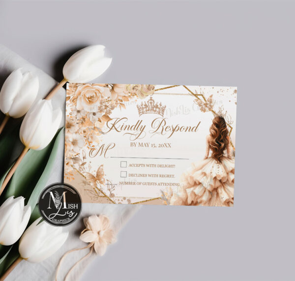 beige-champagne-quinceanera-rsvp2