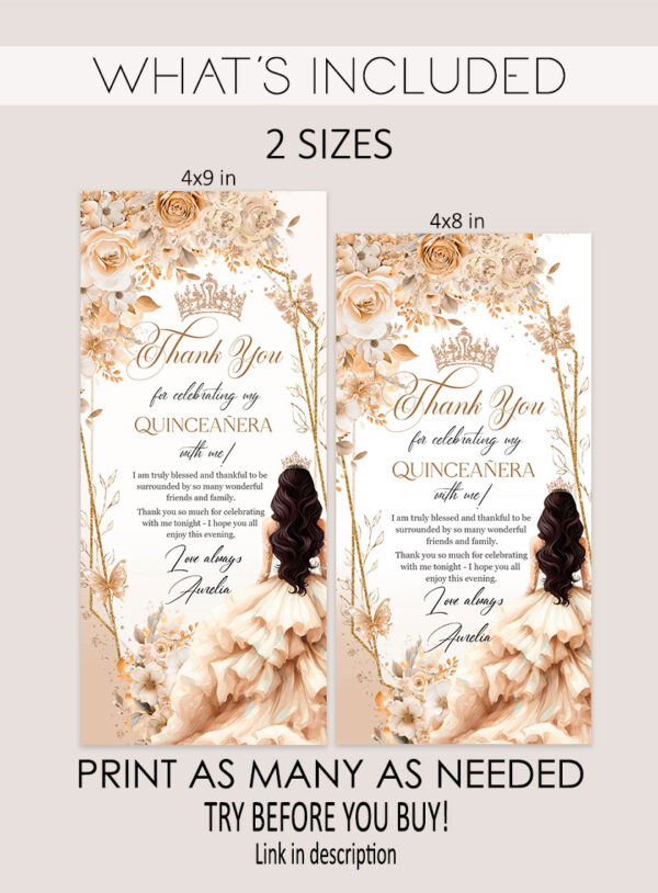 beige-champagne-quinceanera-thank-you-card