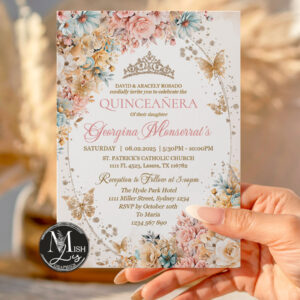 dusty-pink-yellow-blue-quinceanera-invitation