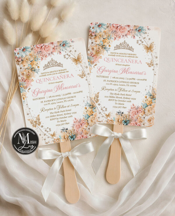 dusty-pink-yellow-blue-quinceanera-invitation