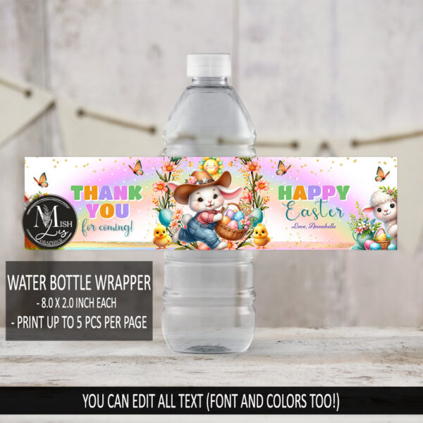 easter-bunny-water-bottle
