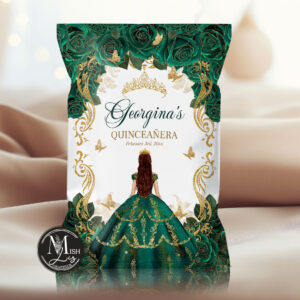 emerald-green-quinceanera-chip-bag