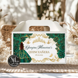 emerald-green-quinceanera-gable-box-labels
