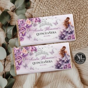 lavender-quinceanera-candy-bar-wrapper