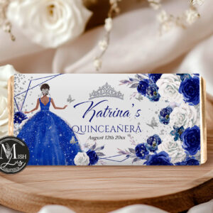 royal-blue-quinceanera-chocolate-wrapper