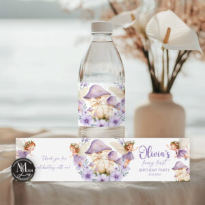 fairy-first-birthday-water-bottle-label