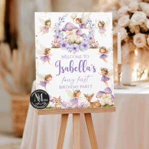 fairy-first-birthday-welcome-sign