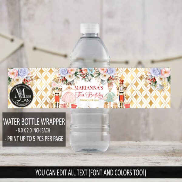 nutcracker-christmas-water-bottle-labels