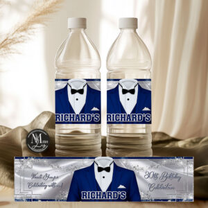 blue-tuxedo-water-bottle