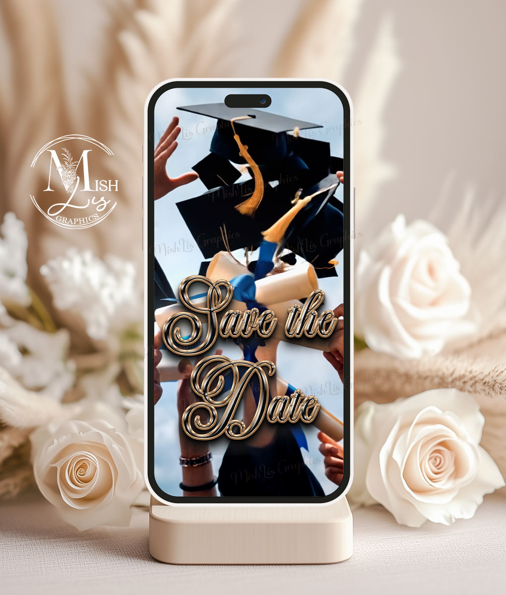 Graduation Video Invitation 2026 | Animated Grad Announcement Evite