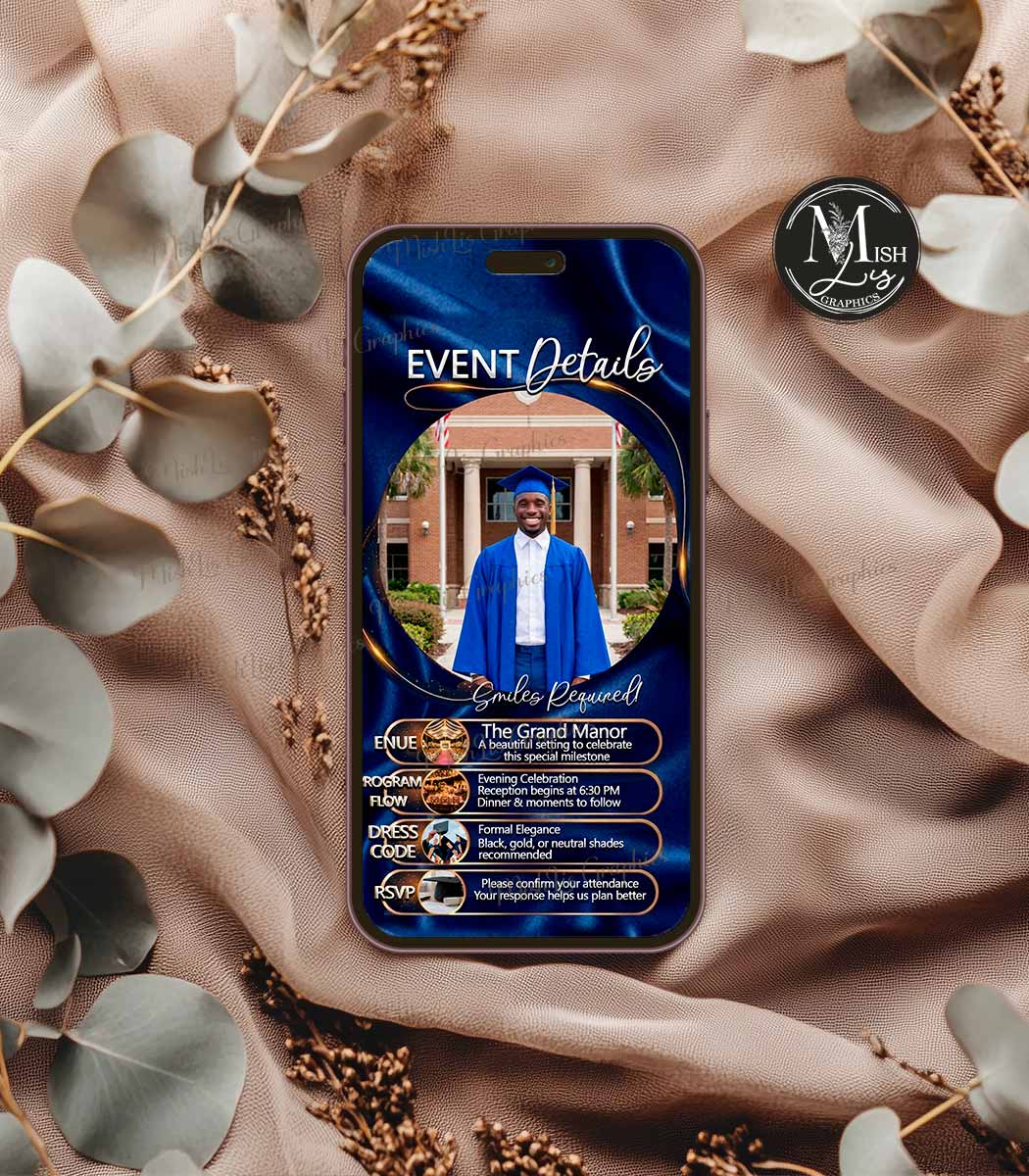 Graduation Video Invitation 2026 | Animated Grad Announcement Evite - Image 4