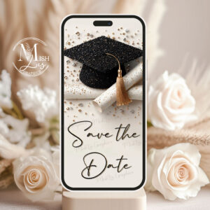 Graduation Video Invitation | Digital Save The Date Class of 2026 Evite